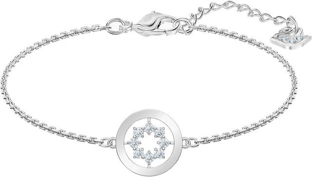 Swarovski Ring, Blumen-Cluster Sterne, Messing, Kristall, Weiß, Damen - Bild 1