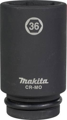 Makita Schlagnuss 3/4 Zoll SW36 90 mm aus CR-MO mit O-Ring und Stift in Schwarz - Bild 1