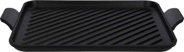 SILVERCREST Premium-Gusseisenpizzaplatte in Schwarz, rechteckige Grillplatte aus emailliertem Gusseisen - Bild 1