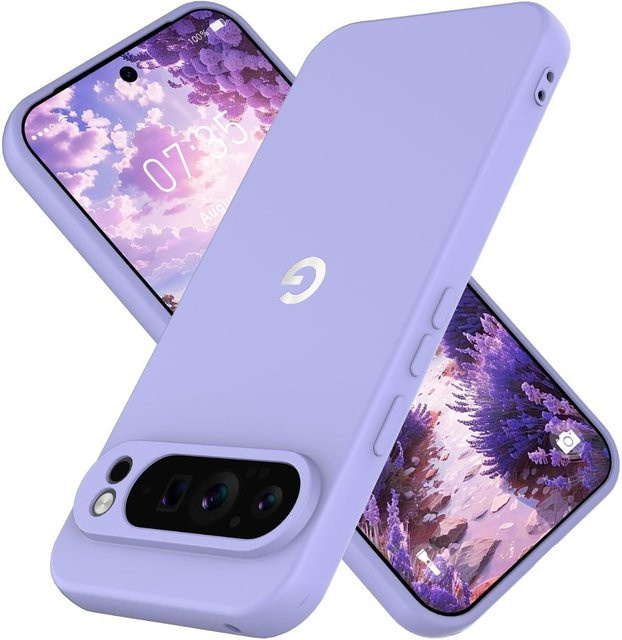 Stoßfeste Silikon-Schutzhülle für Google Pixel 10 9 Pro XL 8 7 6 A in Lavendel - Bild 1