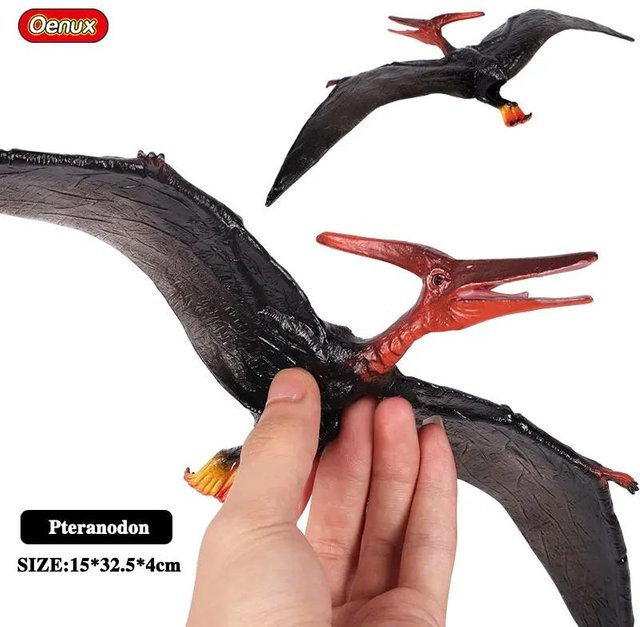 Oenux Jurassische Welt Quetzalcoatlus Ljahjas Pterodactyl Actionfigur Dinosaurier PVC ab 3-6 Jahre - Bild 1