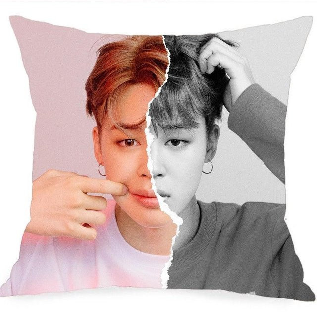 Bangtan Boys BTS Face Yourself Kissenbezug Pink Jimin Pfirsichhaut-Material - Bild 1