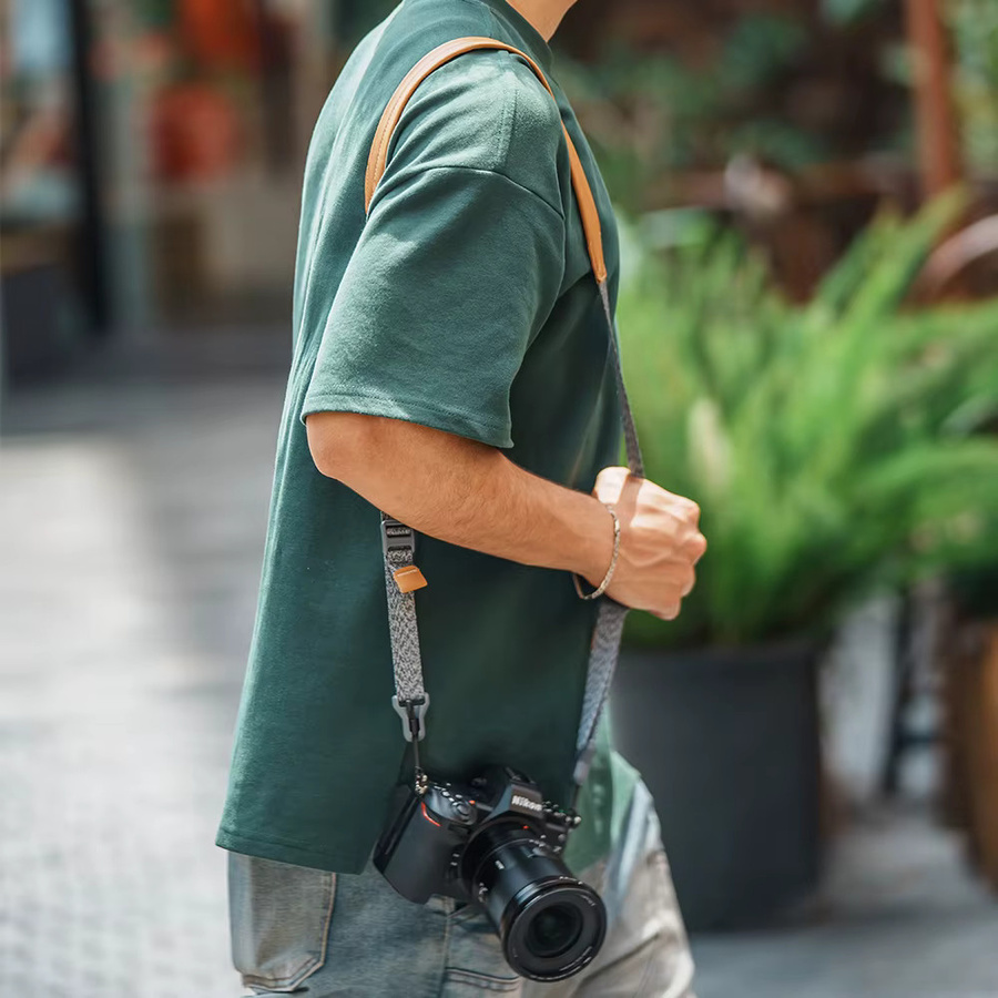 Ulanzi FALCAM MAGLINK Classic V2 Schneller Schultergurt mit magnetischer Schnalle für DSLR und spiegellose Kameras, Grau - Bild 3