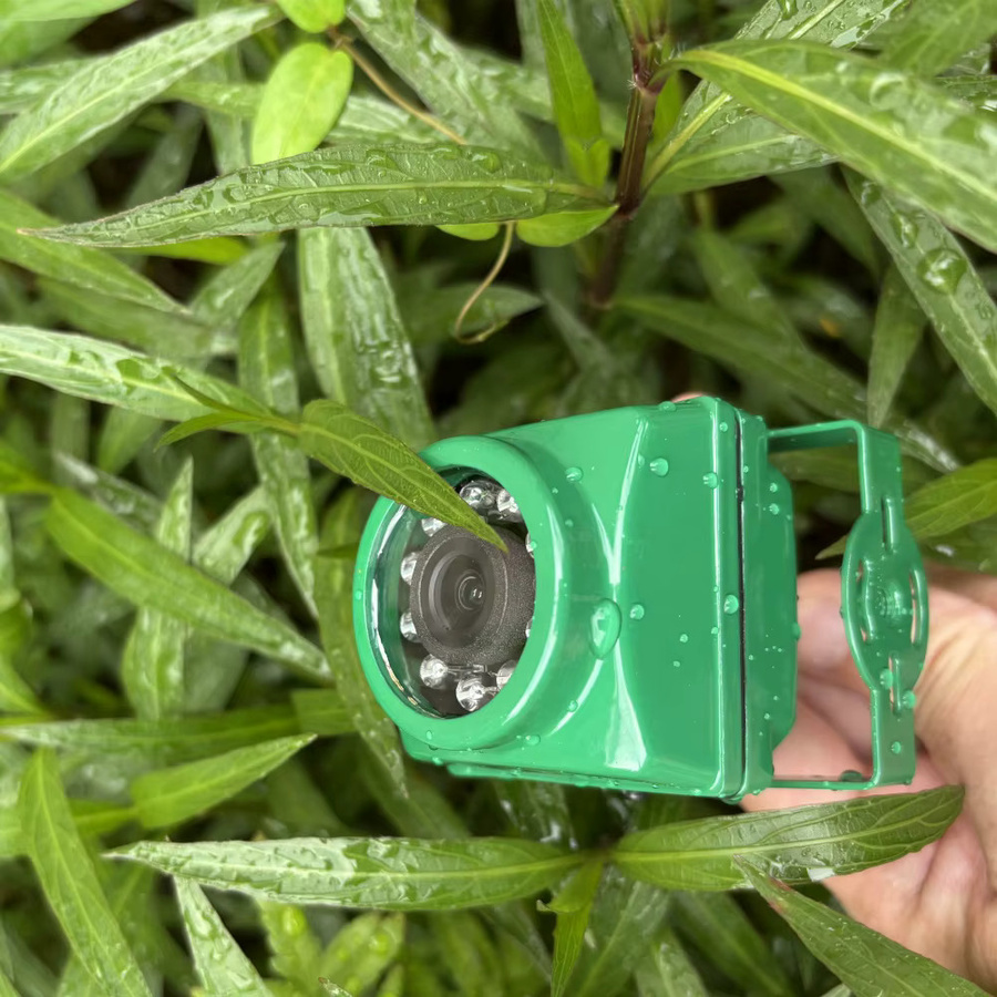 HQCAM Mini 5MP Sicherheitskamera Kabellos Outdoor WiFi mit Menschenerkennung und IR CUT 940nm LED, Wasserdicht IP65, Farbe: Grün - Bild 3