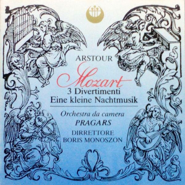 Wolfgang Amadeus Mozart - 3 Divertimenti CD, Kammerorchester PragArs, Klassik, 1991, Grau/Mehrfarbig - Bild 1