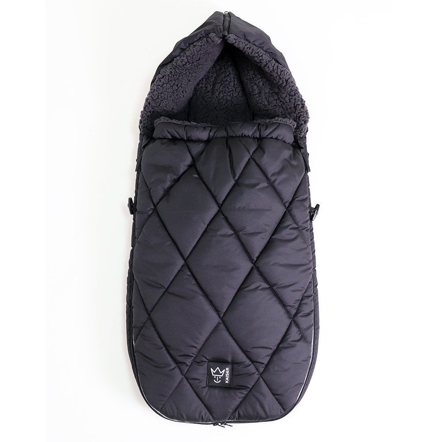 Kaiser Thermo-Sherpa-Fleece Fußsack XL Too in Anthracite - Bild 1