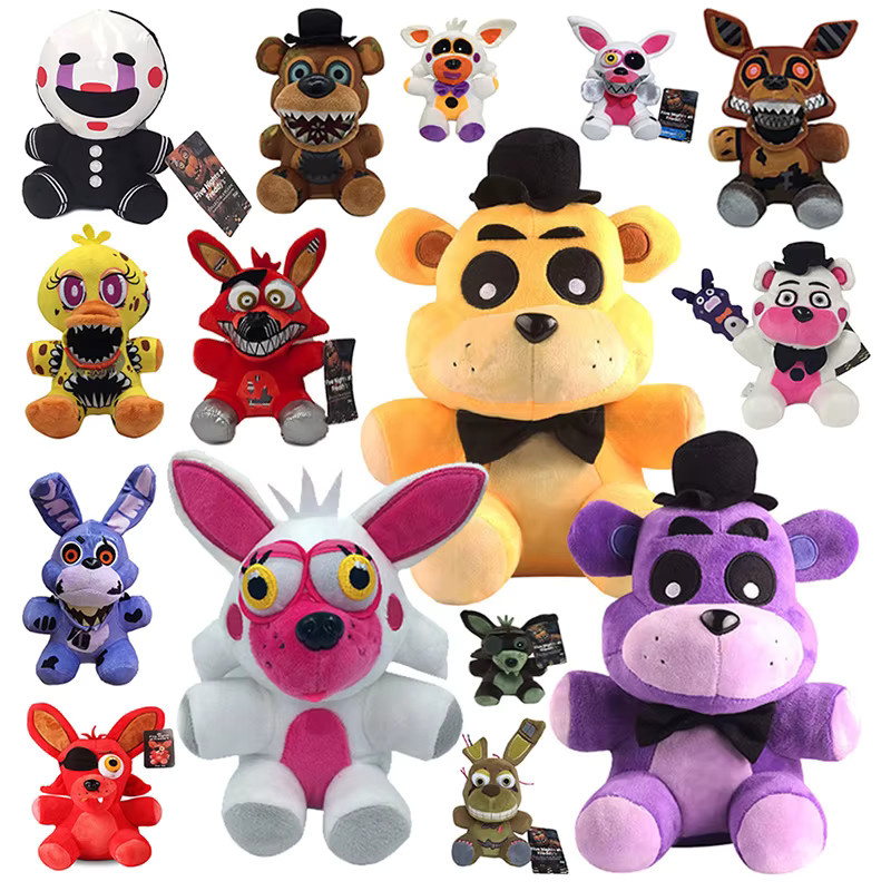 Bandai Five Nights at Freddy's Bonnie Bär Foxy Freddy Stoffpuppe, Plüschtiere - Bild 1
