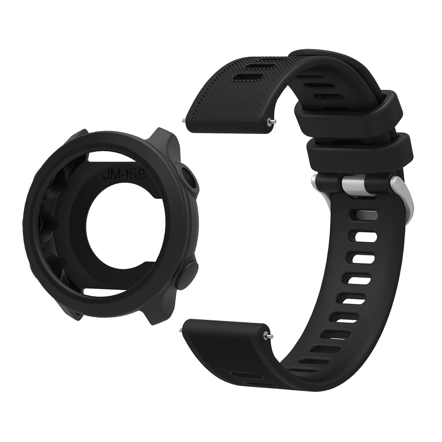 Garmin Uhrenarmband, Silikon, Schwarz, Unisex - Bild 2