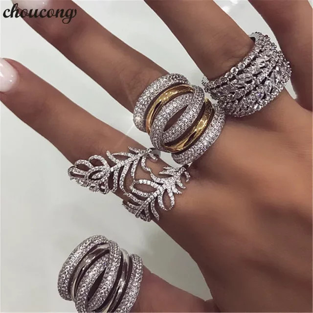 choucong Ring, Weißgold, Diamant, Unisex - Bild 1