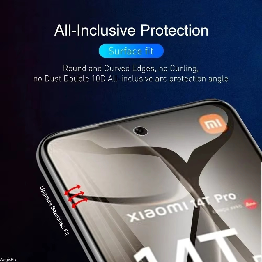 2 Stück Hydrogel-Displayschutzfolie für Xiaomi 15S Pro 14T Pro 13T Pro 13 Ultra 12T, klare Vollabdeckung und kratzfest - Bild 5