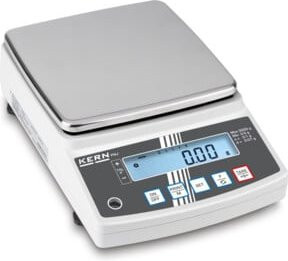 Kern Präzisionswaage PNS 3000-2+C in Weiß, kalibriert, Max. 3200 g, d = 0,01 g - Bild 1