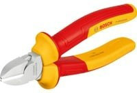 Bosch Professional VDE-Diagonalschneider aus Chrom-Vanadium-Stahl in Rot-Gelb, 160 mm - Bild 1