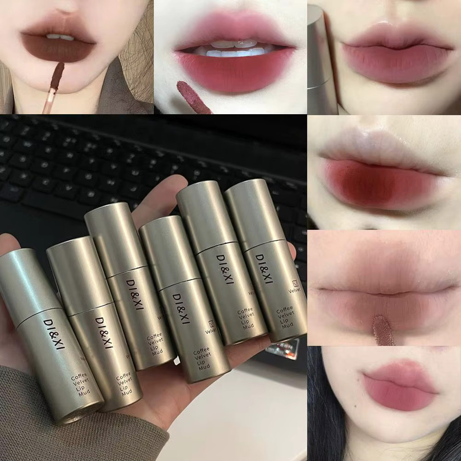 eelhoe Lippenstift, matter Samt-Lipgloss, wasserfest - Bild 1