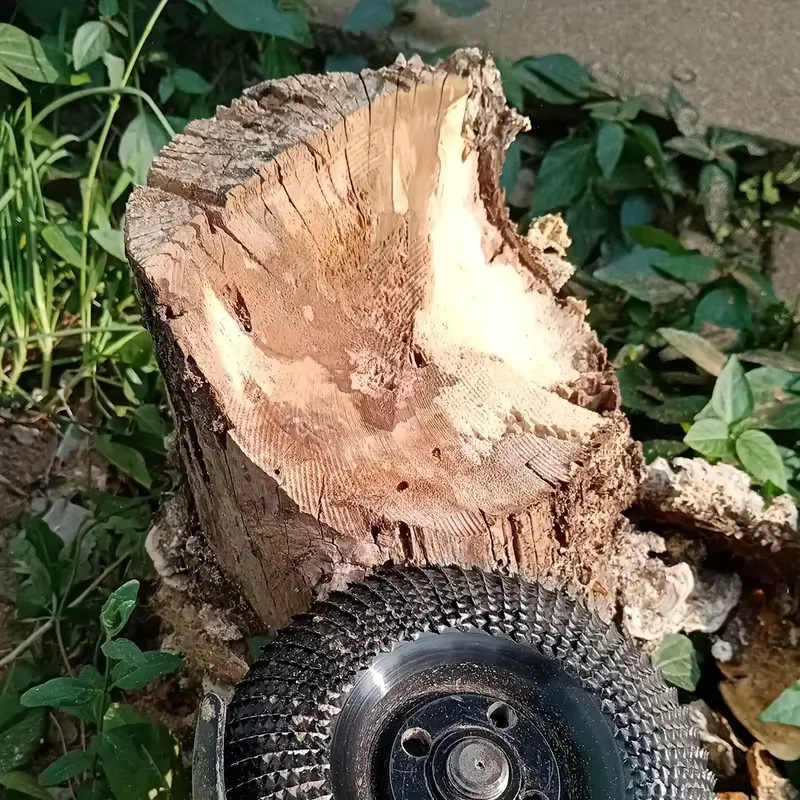 4-Zoll-Holzschleifscheibe für Winkelschleifer zum Schnitzen und Schleifen in Schwarz - Bild 4