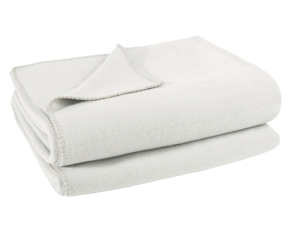 Zoeppritz Soft-Fleece Wohndecke 103291 in Schwarz-Weiß, flauschig und waschbar bei 30 Grad - Bild 1