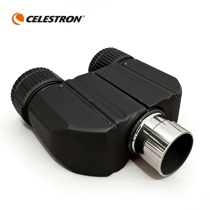 Celestron Astronomisches Teleskop-Okular Doppel-Binokularkopf in Schwarz - Bild 2