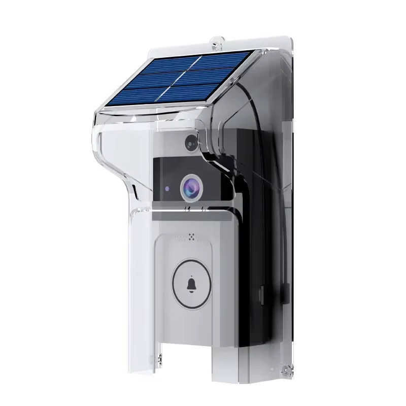 Ring Kabellose Video-Smart-Türklingel mit Solarladefunktion und Digitalem Türspion in Weiß - Bild 4