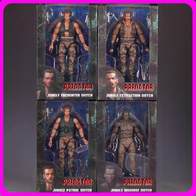 NECA Predator Dutch Jungle Encounter Disguise Patrol, Actionfigur - Bild 1
