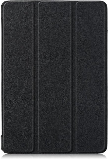 Smart Case Schutzhülle aus Leder und PC für iPad 7, 8, 9 und 10. Generation mit Standfunktion in Schwarz - Bild 1