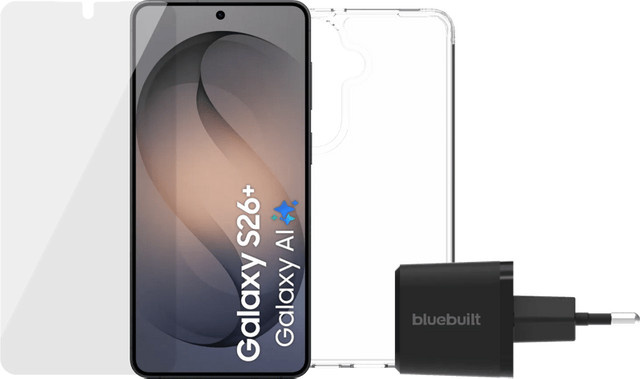 Samsung Galaxy S26 Plus 512GB Schwarz 5G Smartphone mit Zubehörset - Bild 1
