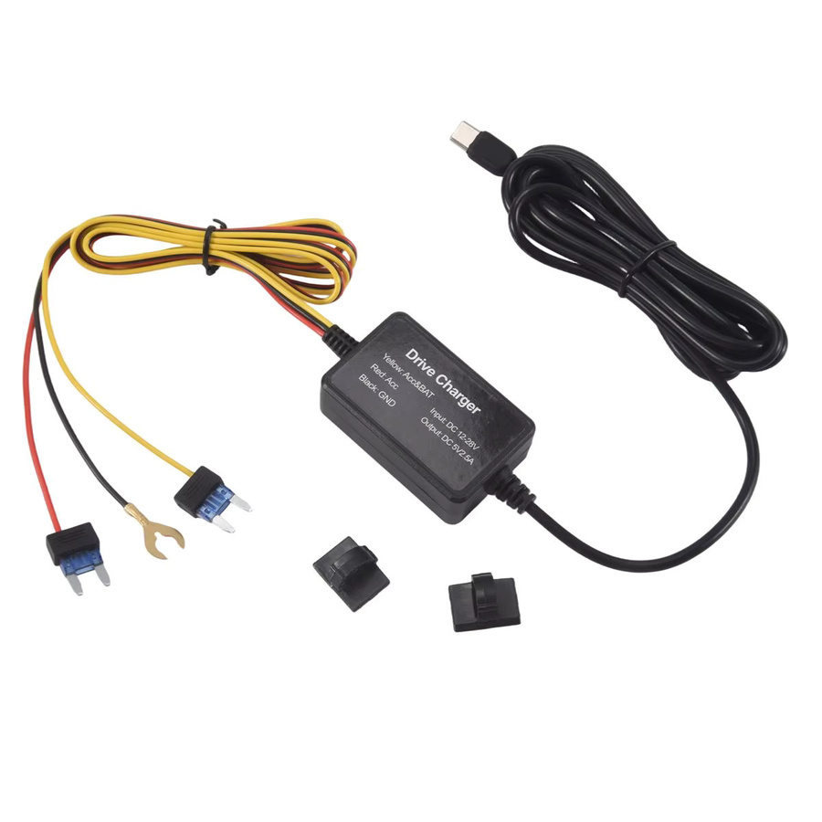 70mai Hardwire Kit UP03 USB-C Parküberwachungs-Stromkabel für A810, X200, Omni und M500, Schwarz - Bild 2