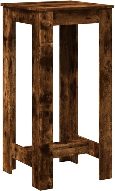 vidaXL Bartisch Räuchereiche in Braun aus Holzwerkstoff B/T/H: 51 x 50 x 103,5 cm - Bild 1