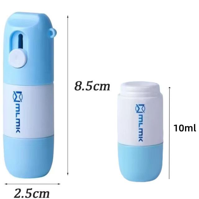 Tragbare Thermopapier-Korrekturflüssigkeit mit integriertem Unboxing-Messer in Blau - Bild 2