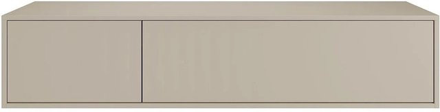 Waschbeckenunterschrank Isaure von Vente-unique in Beige, modern und wandmontiert mit Soft-Close-Türen - Bild 1