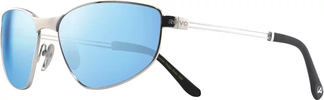 Revo Annika 4 Sonnenbrille, Vollrand, Square, Edelstahl, Unisex, Silver, Blue - Bild 1