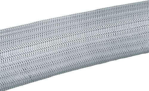 HellermannTyton Geflechtschlauch HEGPA6608-PA66-GY aus Polyamid in Grau, Durchmesser 5 bis 10 mm - Bild 1