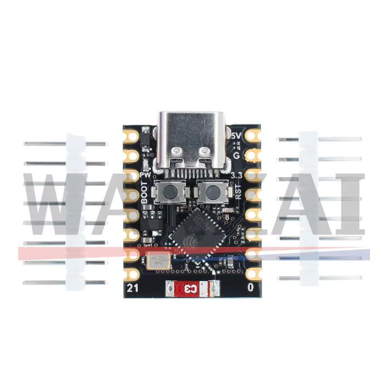 Bolantedz ESP32-C3 SuperMini Entwicklungsboard mit WiFi und Bluetooth in Schwarz für Arduino - Bild 2