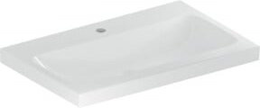 Geberit Waschtisch iCon Light aus Keramik in Weiß, B/T: 75 x 48 cm, ohne Überlauf - Bild 1