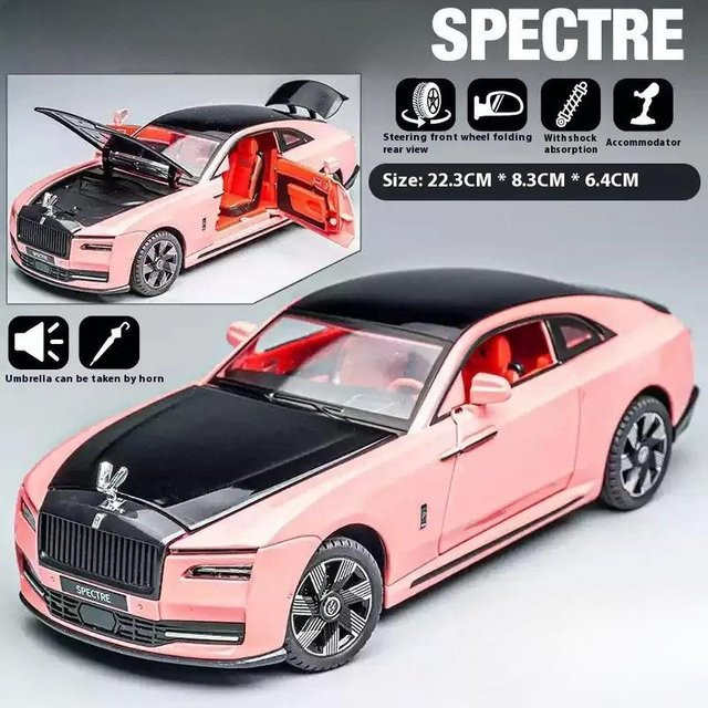 Linyi toy car Spectre Legierung Druckguss Modellauto, 1:24, mit Licht und Sound, ab 14 Jahren - Bild 1