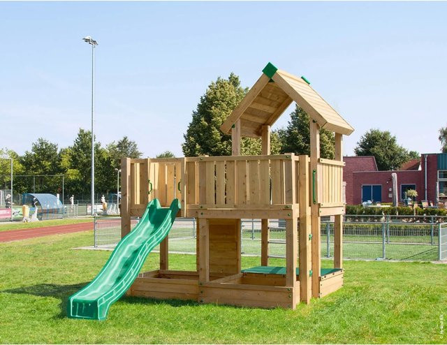 Hy-Land Spielgerät P5 mit Rutsche aus Douglasie und Holz - Bild 1