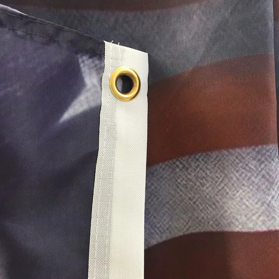 Malaysia Banner mit Herzclib-Flagge, mehrfarbig gestreift, B/H: 90 x 60 cm - Bild 1