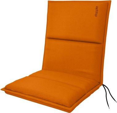DOPPLER Sitzauflage City aus 100 % Polyester in Orange, B/L/H: 48 x 100 x 6 cm - Bild 1