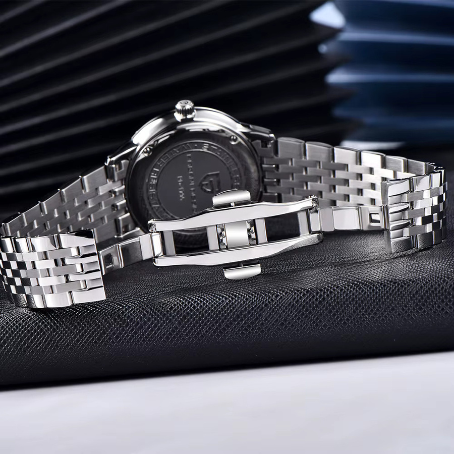 Pagani Designs Armbanduhr, Quarz, Edelstahl, Mondphase, 40 mm, Herren - Bild 4