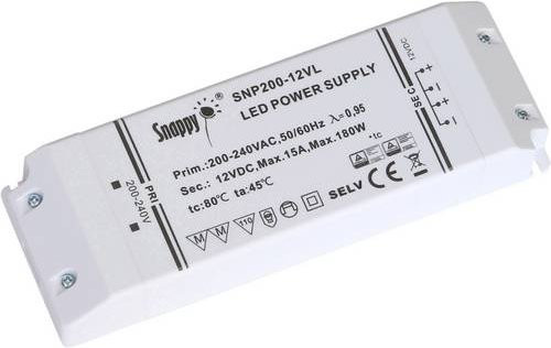 Dehner Elektronik LED-Trafo LED-Treiber Konstantspannung 200W 15A 12V DC in Weiß - Bild 1