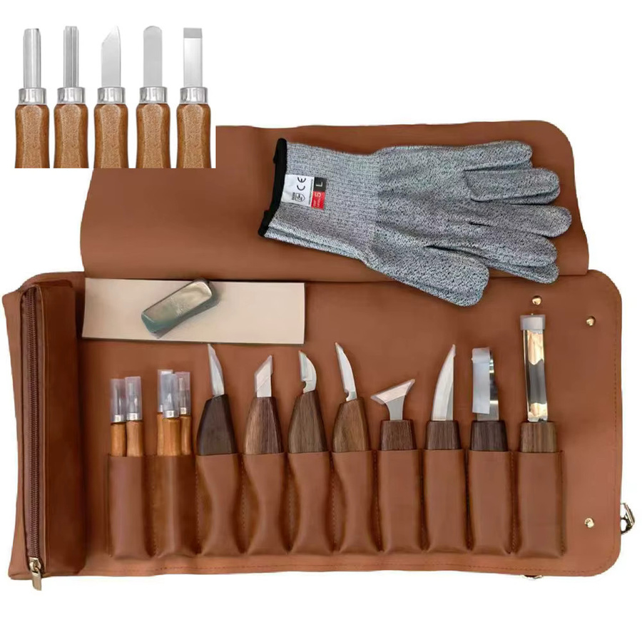 DUTRIEUX Holzschnitzset Whittling-Kit für Anfänger zur Holzbearbeitung mit DIY Werkzeugset - Bild 3