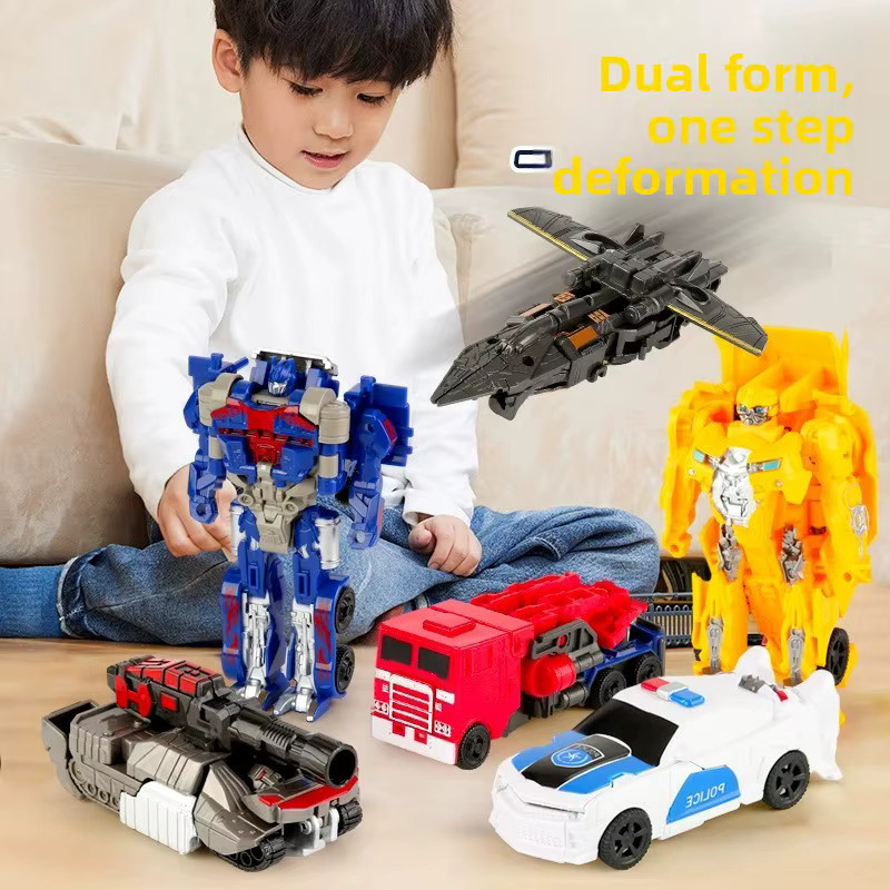 MYJCK Transformation Auto Anime Roboter, Action Figur, Blau, Bunt / Mehrfarbig - Bild 2