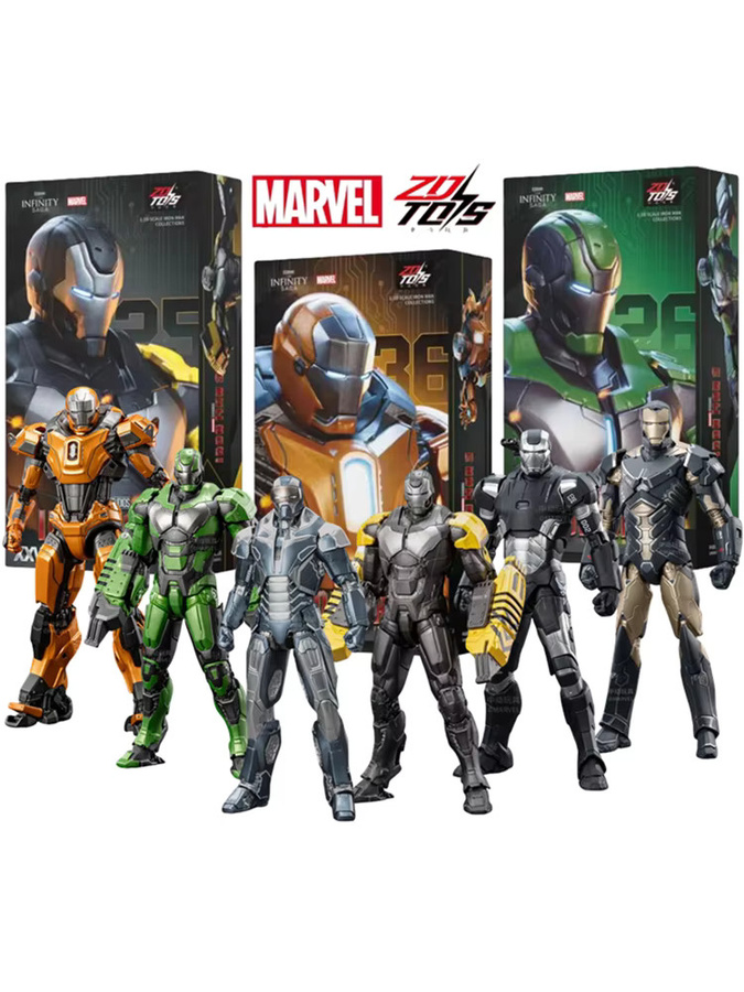 ZD Toys Marvel Iron Man Actionfiguren, 1:10 - Bild 3