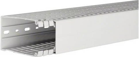 Hager Verdrahtungskanal HA7100060 Grau B/H/L: 60 mm x 100 mm x 2 m - Bild 1