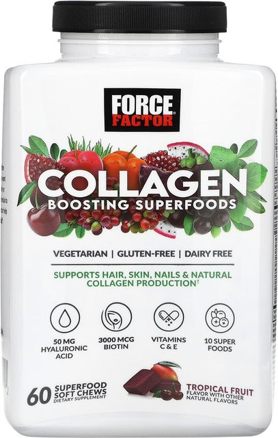 Force Factor Superfood Kautabletten, tropischer Fruchtgeschmack, 60 Stück - Bild 1