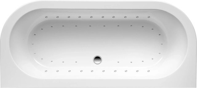Ottofond Whirlpool Modena mit Komfort-Light- und Silentsystem in Weiß, B: 180 cm, T: 79 cm - Bild 1