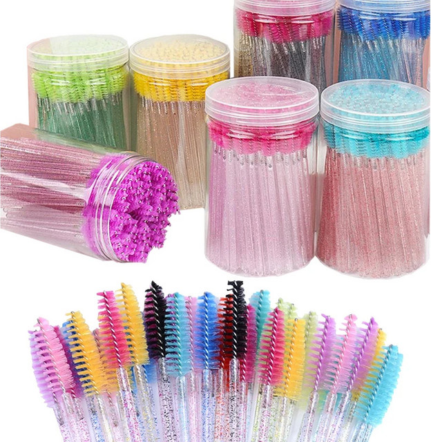 Andralyn Wimpern Pinsel Kit, 50 Stück, Damen, Kristall Mascara Applikator - Bild 1