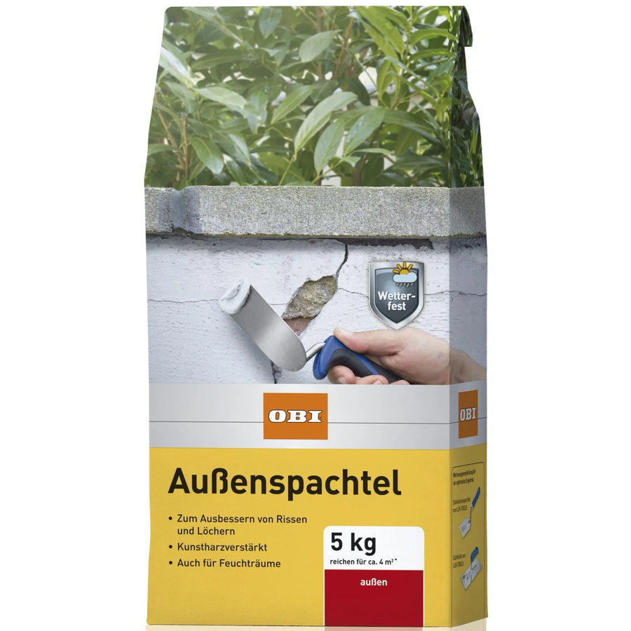 OBI Außenspachtel aus Kunstharz in Weiß, 5 kg - Bild 2