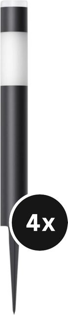 eufy Outdoor Pathway Light E10 Wegeleuchten 4er-Set Schwarz mit Bewegungssensor und WLAN - Bild 1