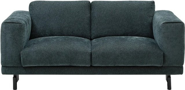 Dembola Sofa in Grün mit Chenille-Stoff und Holzrahmen, Breite: 172 cm - Bild 1