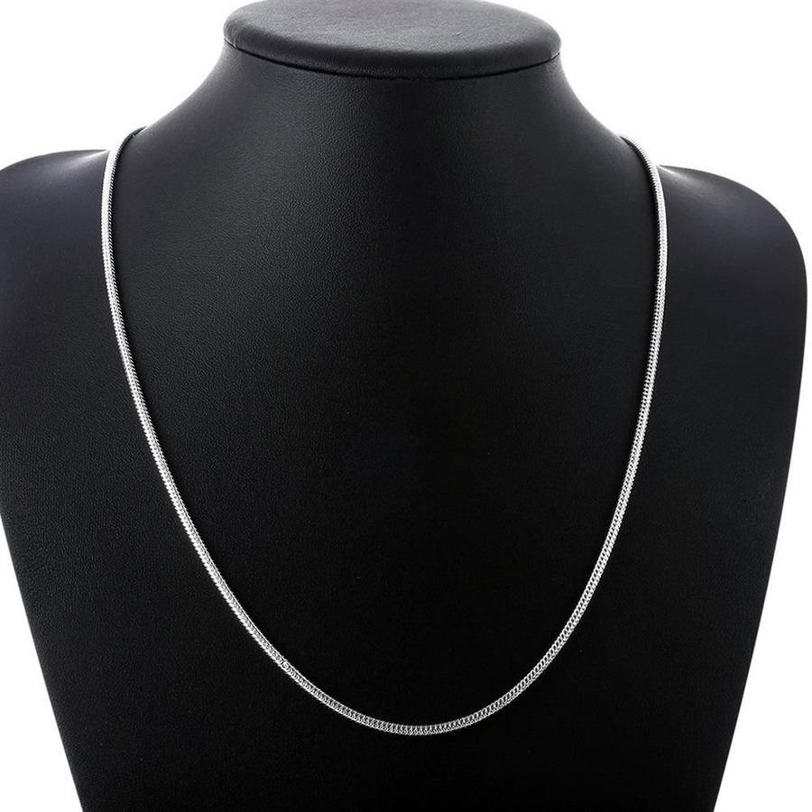 URGOOD Schlangenkette 925 Sterling Silber, 3 mm, 70 cm, Damen - Bild 3
