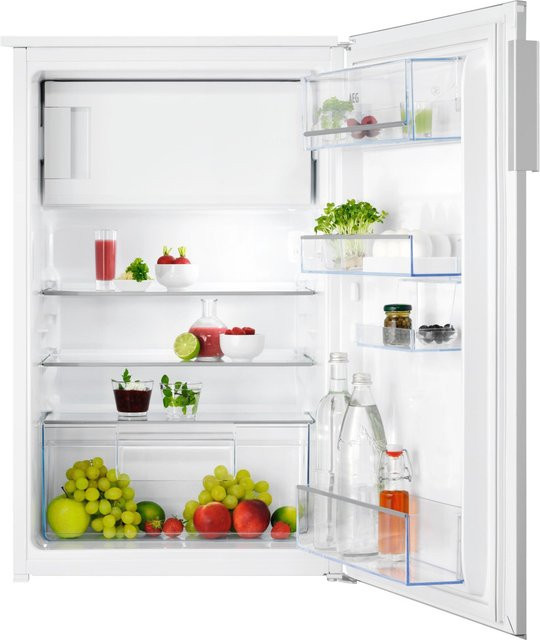 AEG Einbaukühlschrank mit Gefrierfach in Weiß - Bild 1